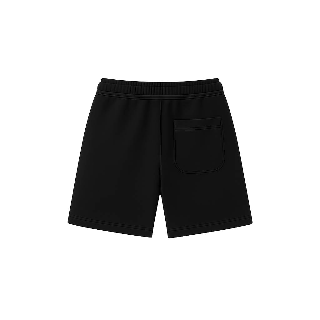 Essentials Black Sweat Shorts
