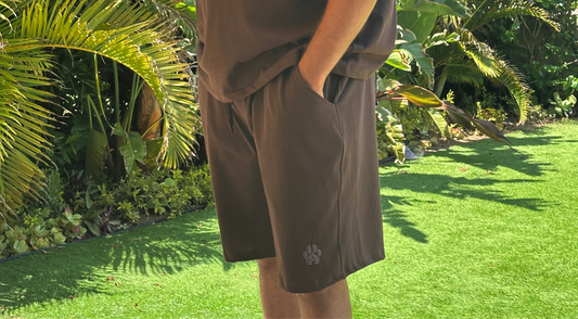 Essentials Brown Sweat Shorts
