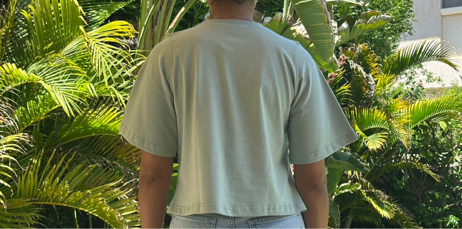 Essentials Women’s Oversized Pistachio Tee