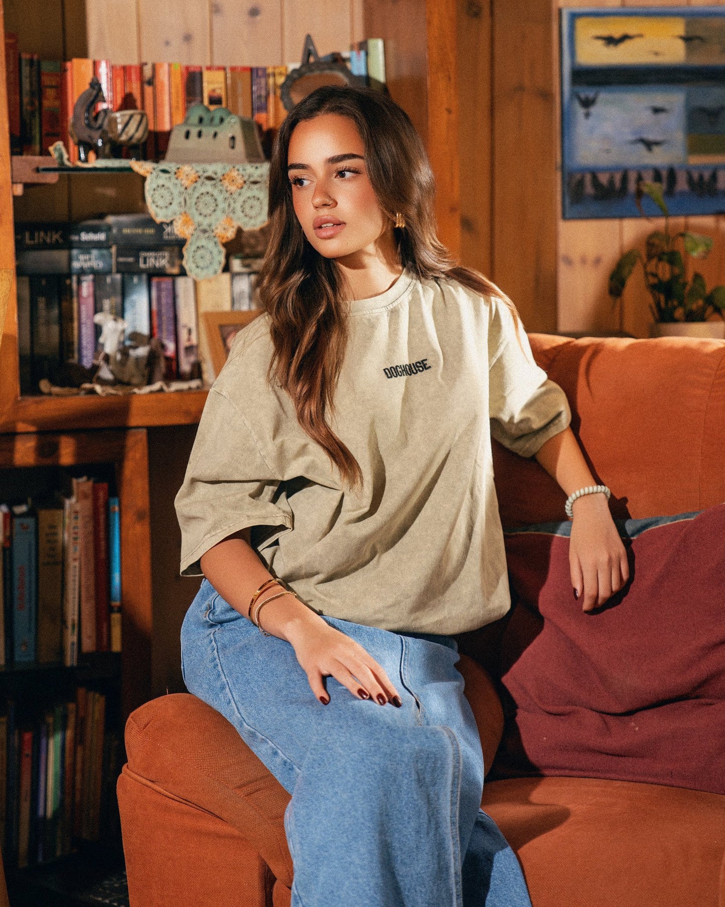 Dutch Beige Washed Tee