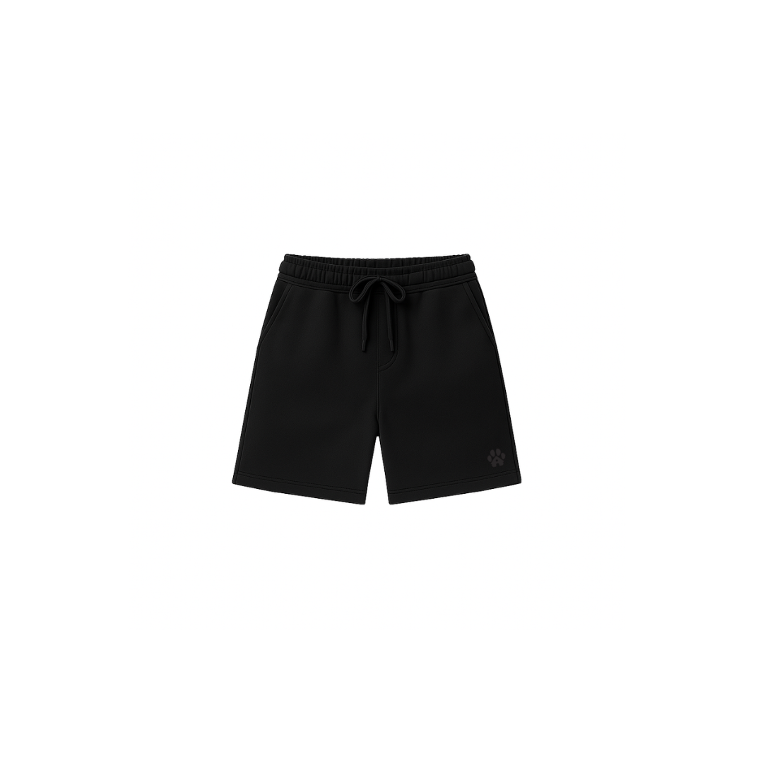Essentials Black Sweat Shorts