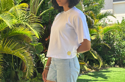 Essentials Women’s Oversized White Tee