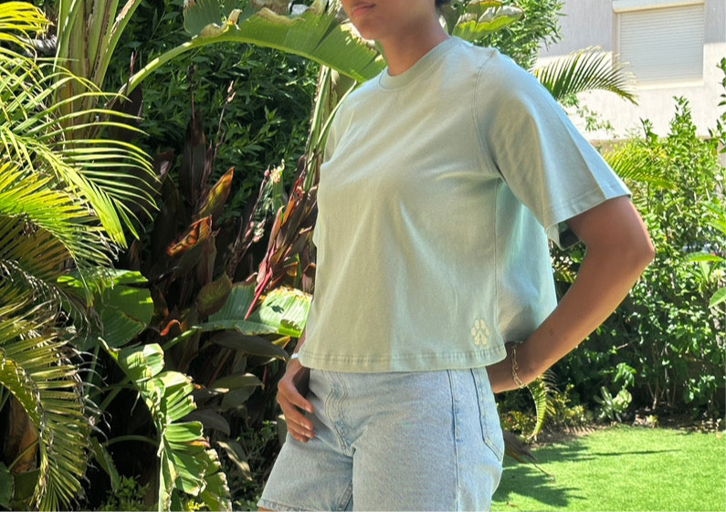 Essentials Women’s Oversized Pistachio Tee