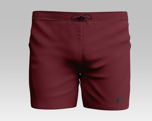 Maroon Swim-shorts